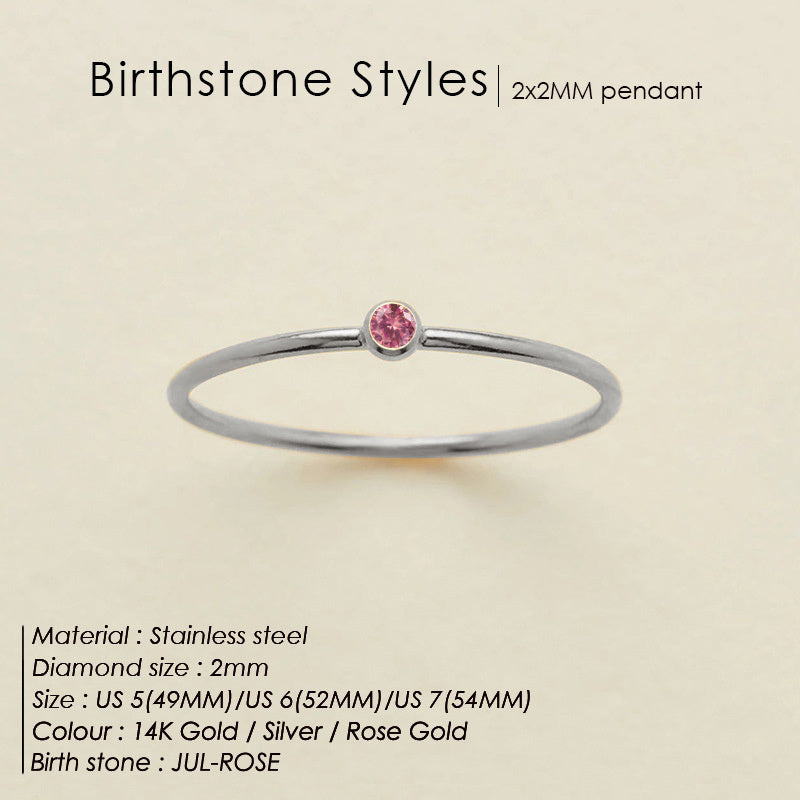 Mini Birthstone Ring (Bundle)