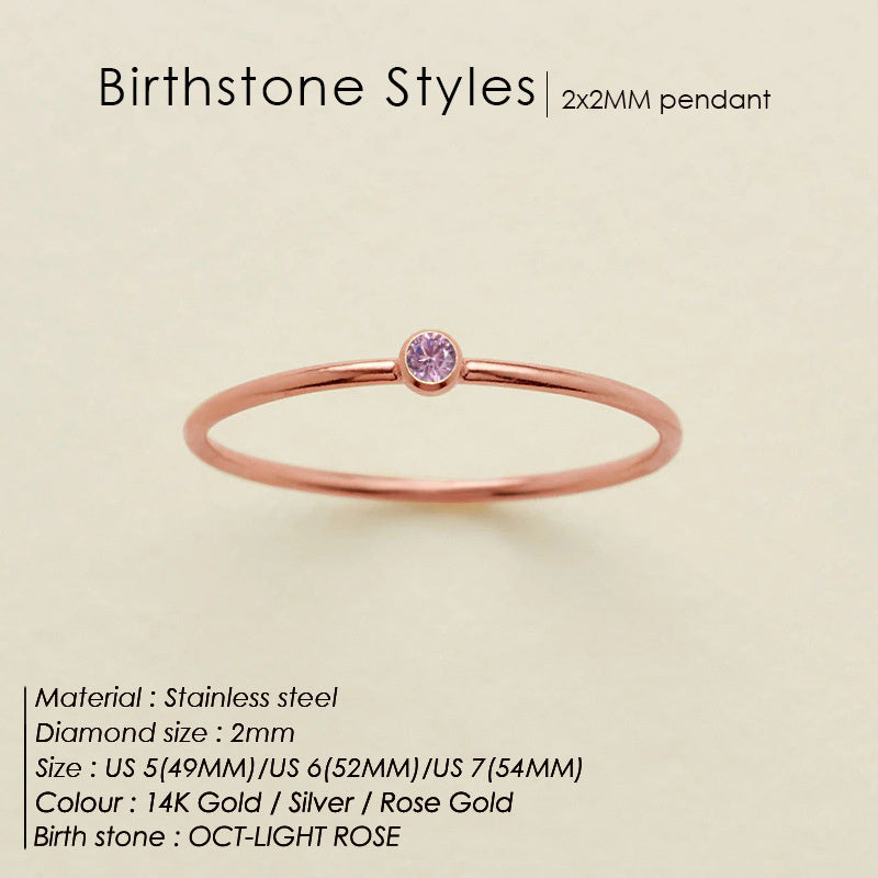 Mini Birthstone Ring (Bundle)
