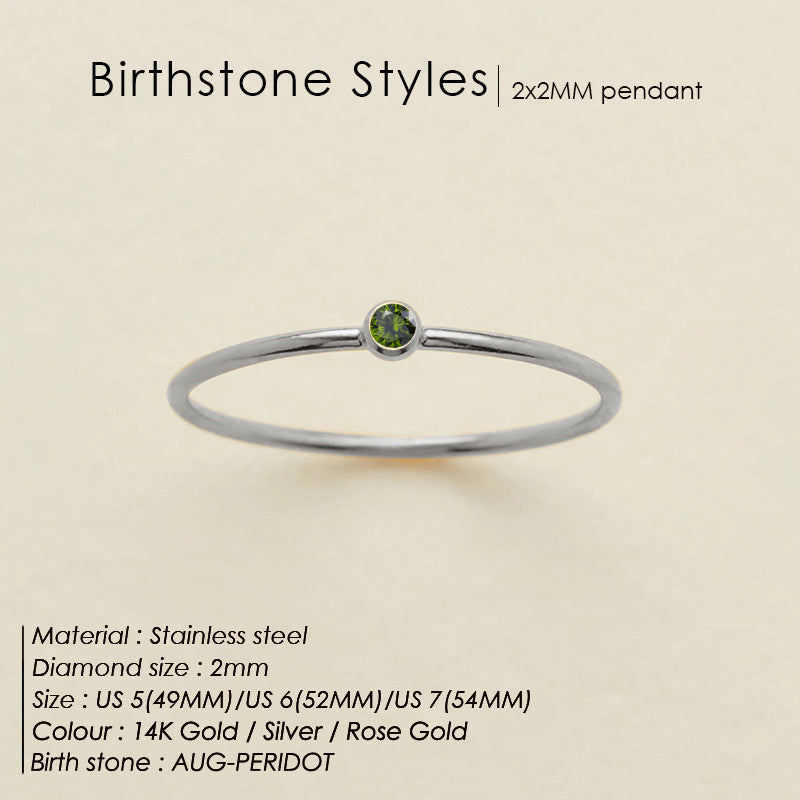 Mini Birthstone Ring (Bundle)