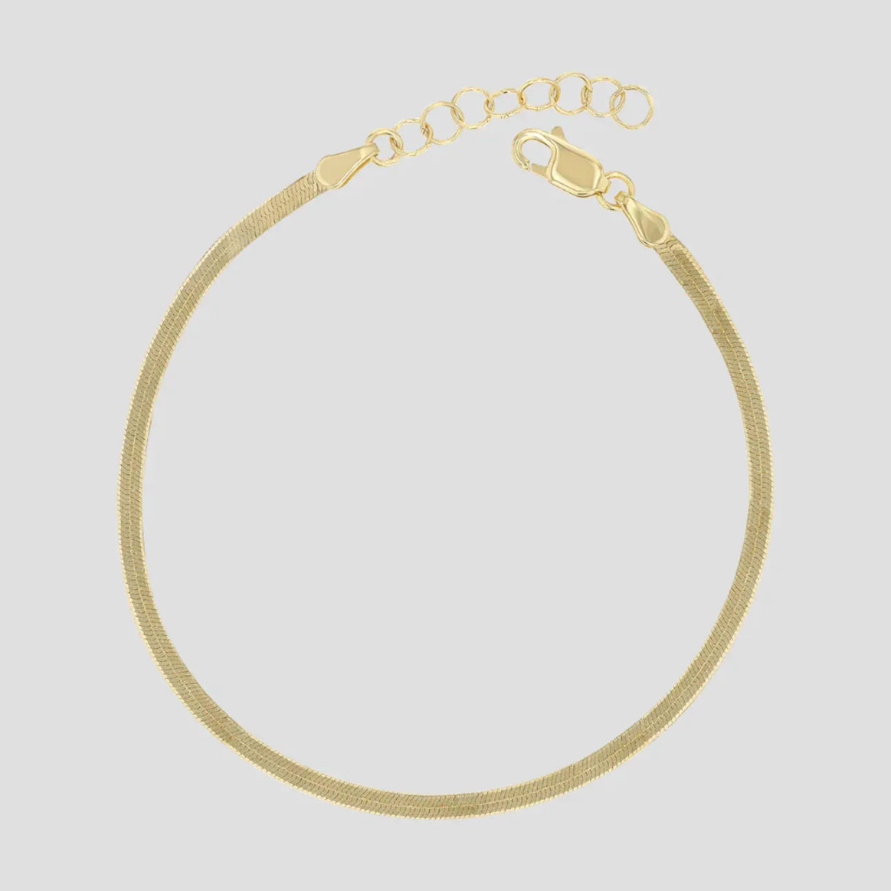 Stainless Steel Herringbone Necklace