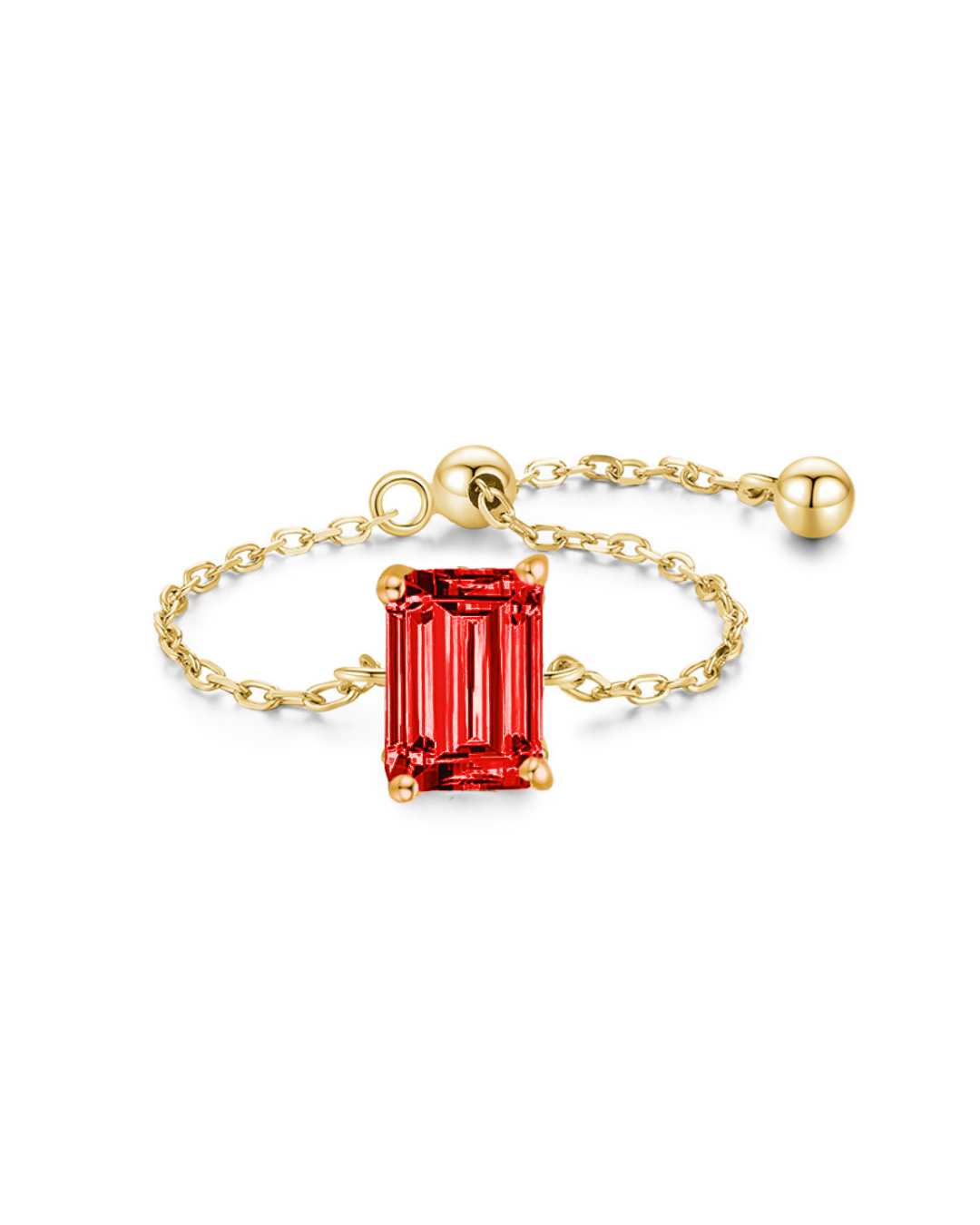Solitaire Chain Ring
