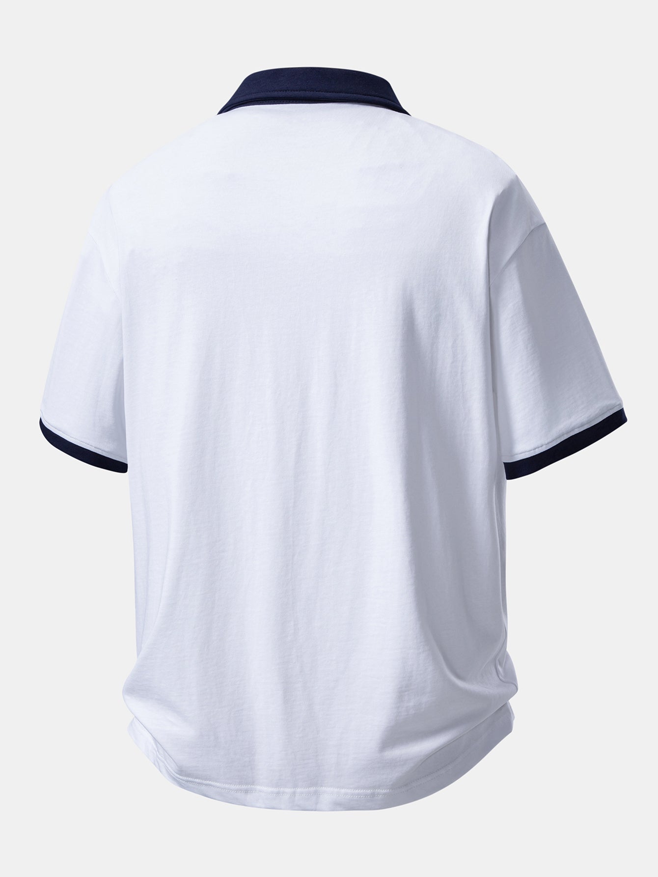 Relax Fit Contrast Cotton Polo & Cotton Drawstring 7" Shorts