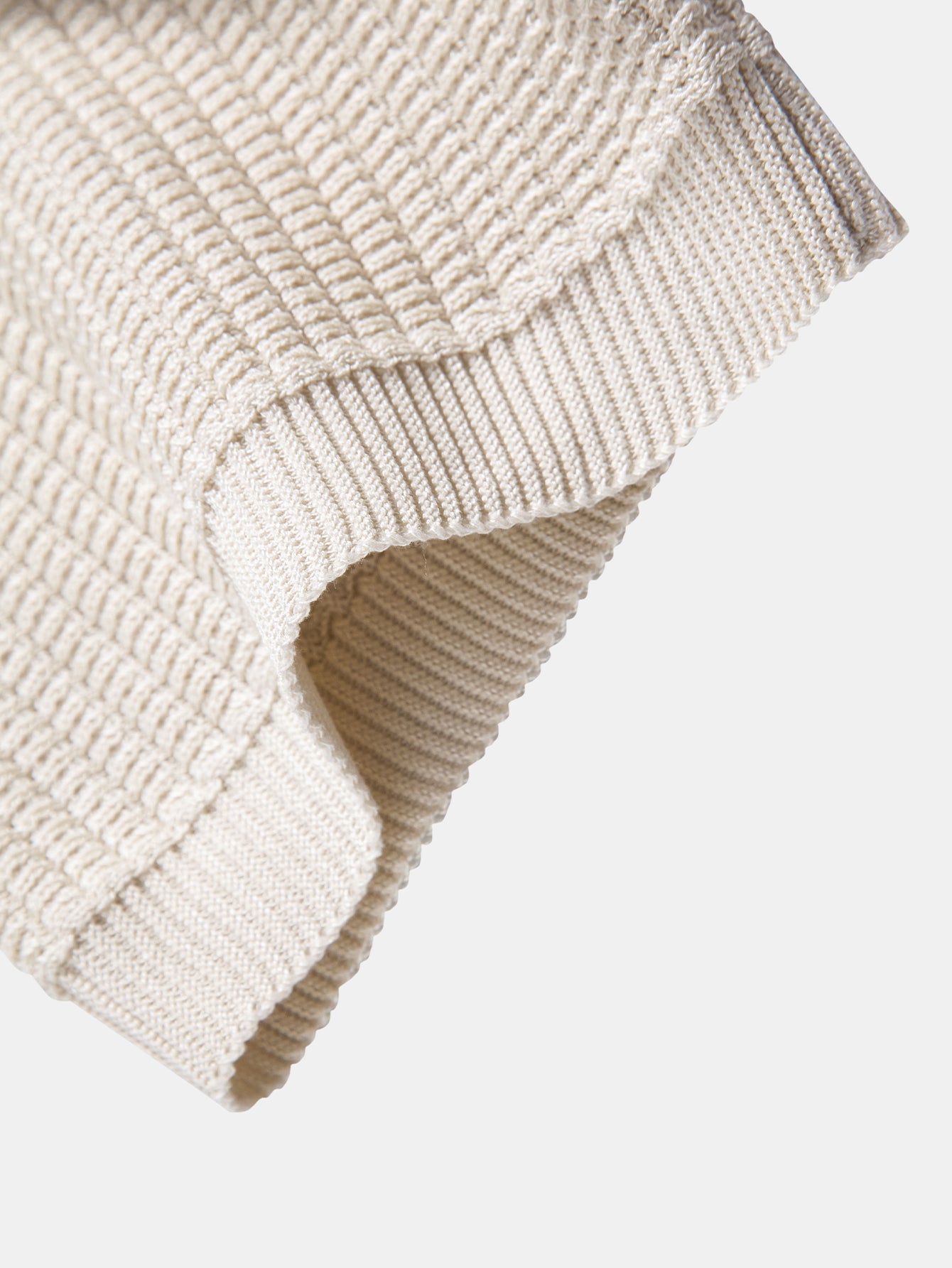 Stripe Johnny Collar Knit Polo & Slim Fit Tapered Trousers