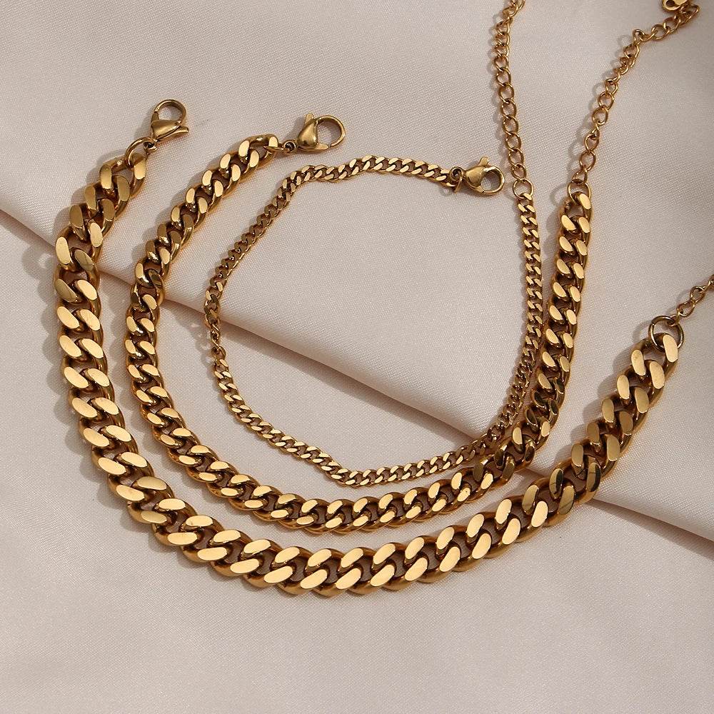 Miami Cuban Anklet (Bundle)