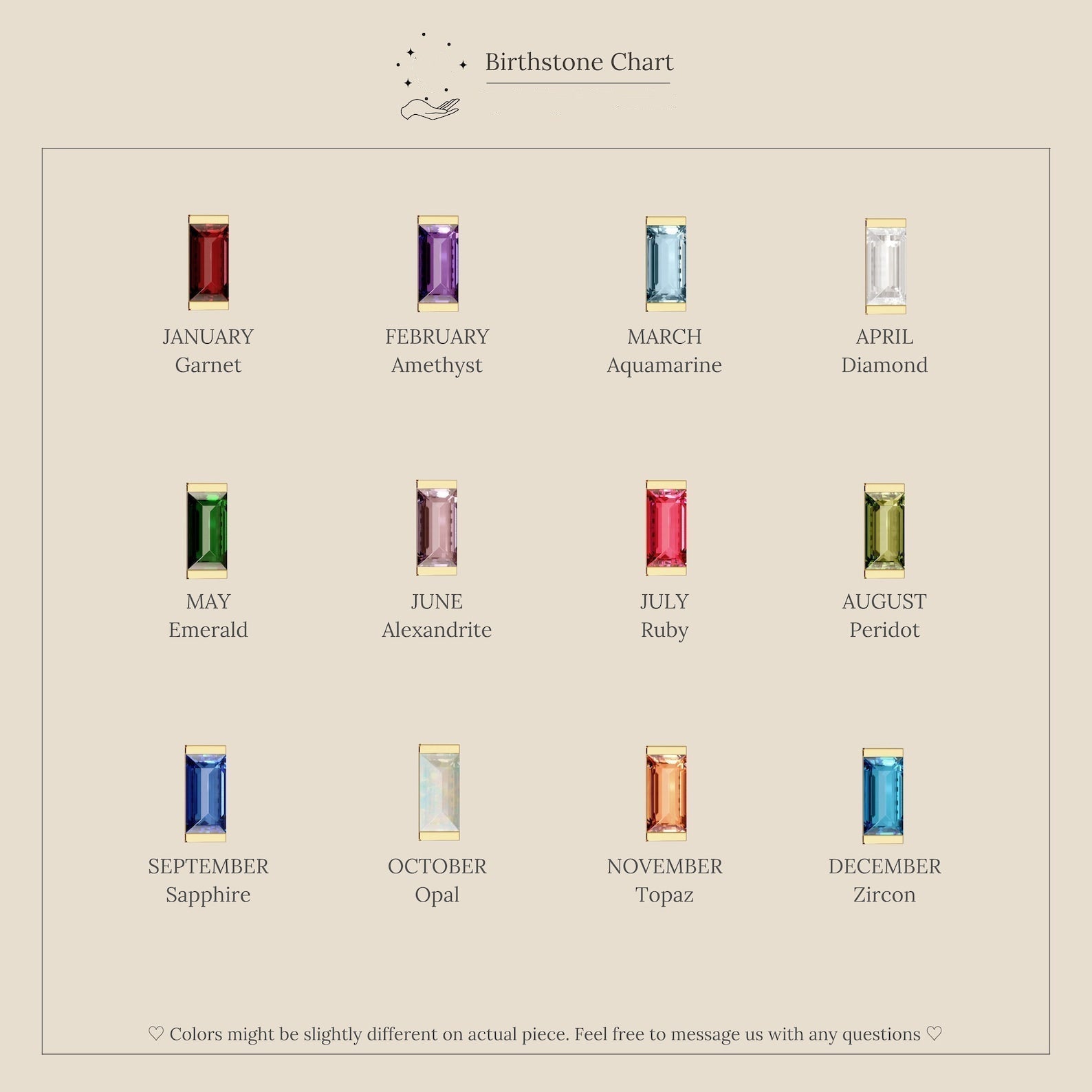 Birthstone Huggie Hoops (Bundle)