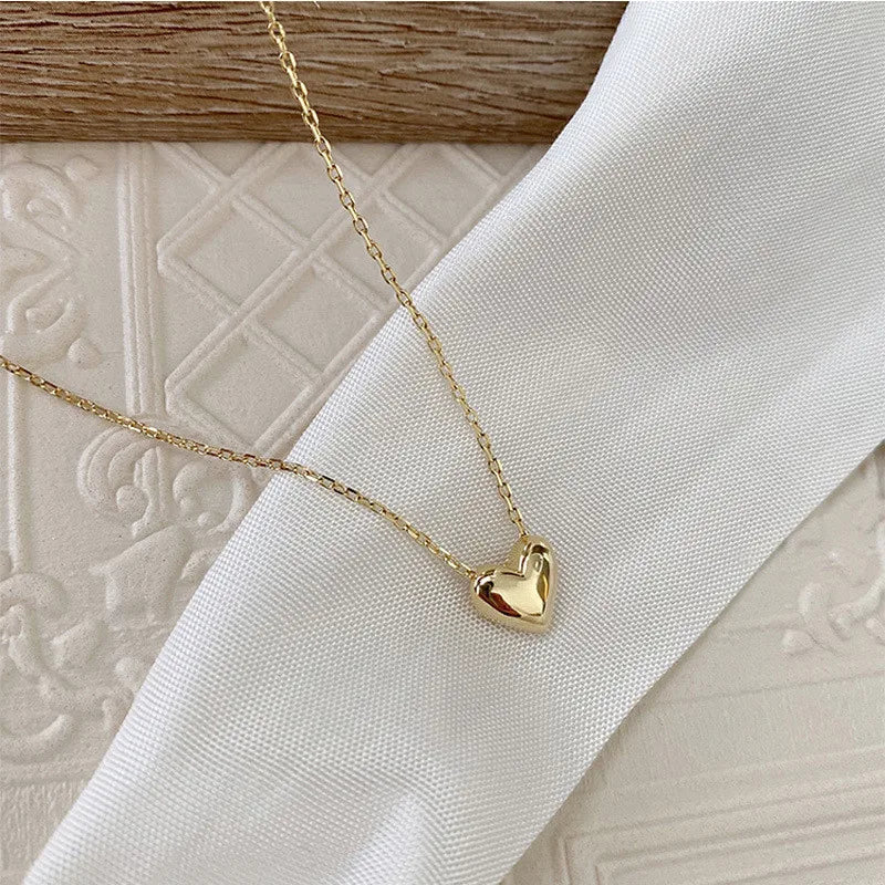Puffed Heart Necklace (Bundle)