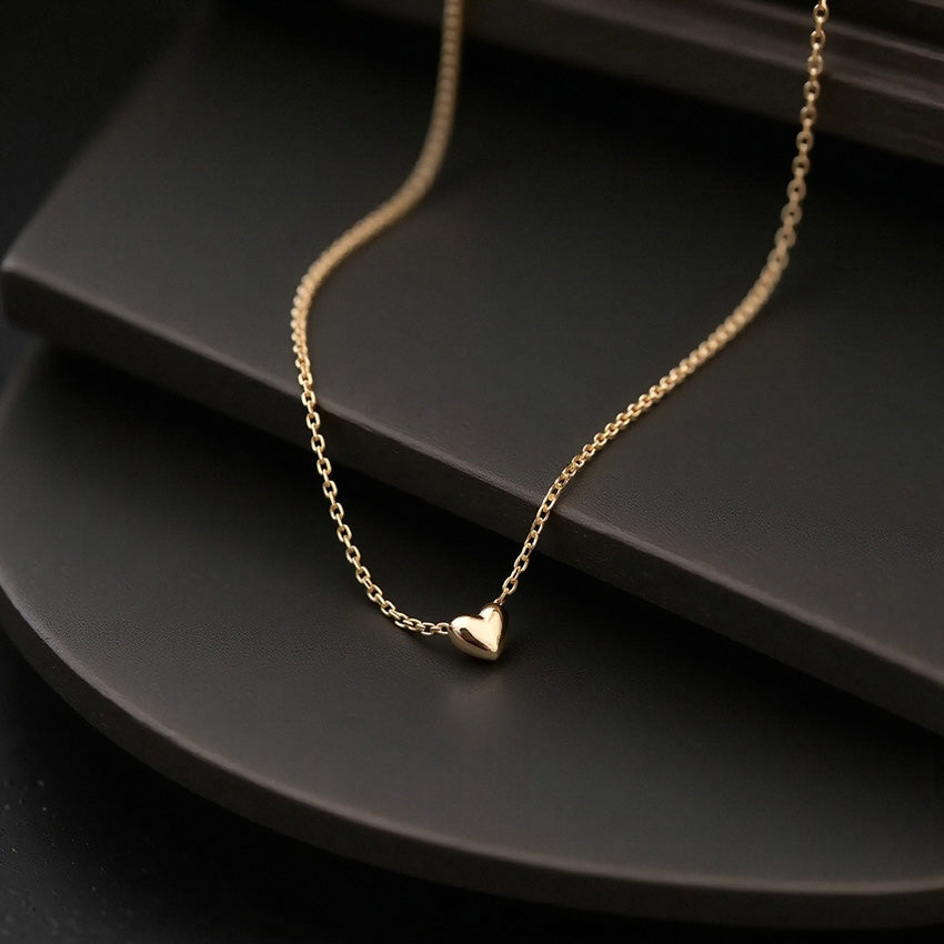 Puffed Heart Necklace (Bundle)