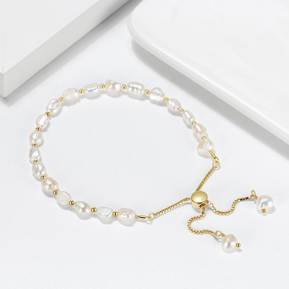 Pearl Bolo Bracelet
