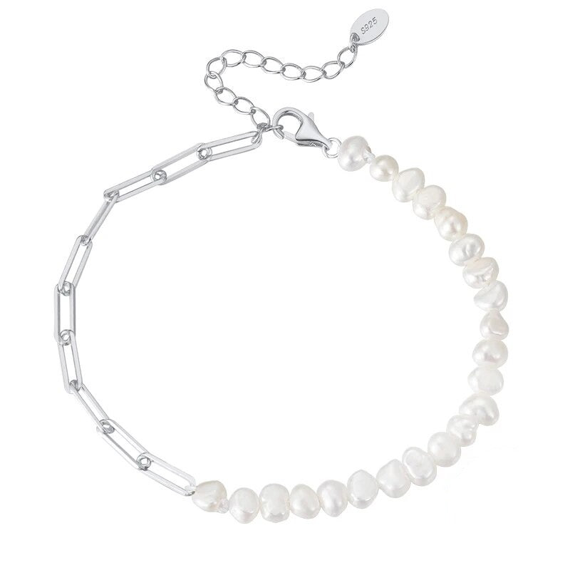 Paperclip Pearl Bracelet (Bundle)