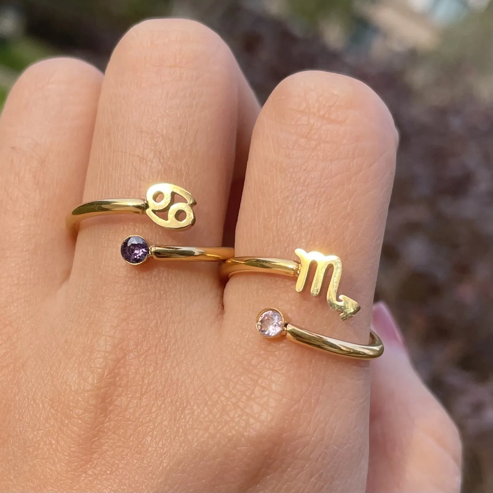Zodiac Coiled Ring (Bundle)