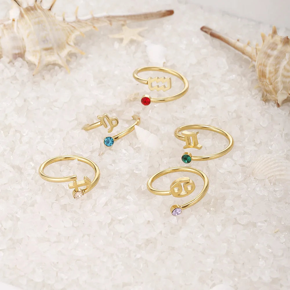 Zodiac Coiled Ring