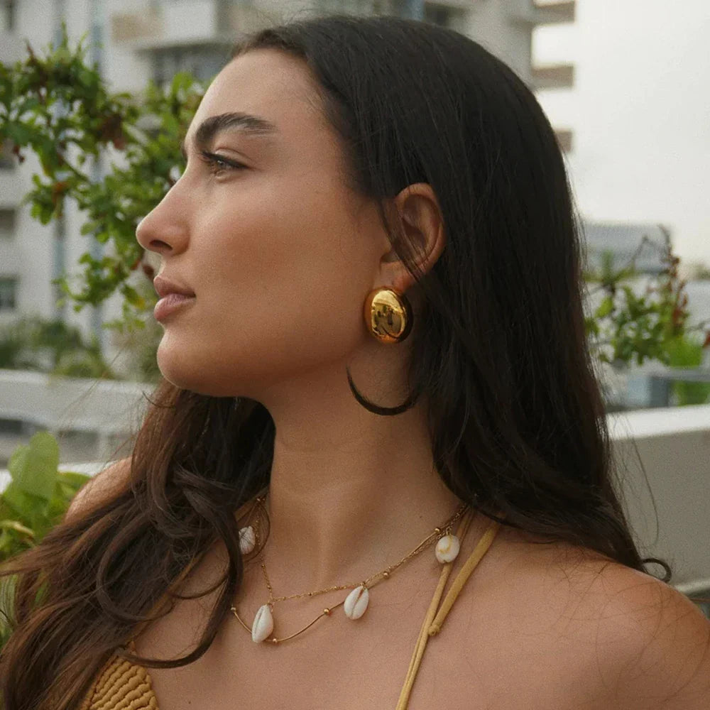 Puffed Raindrop Earrings (Bundle)