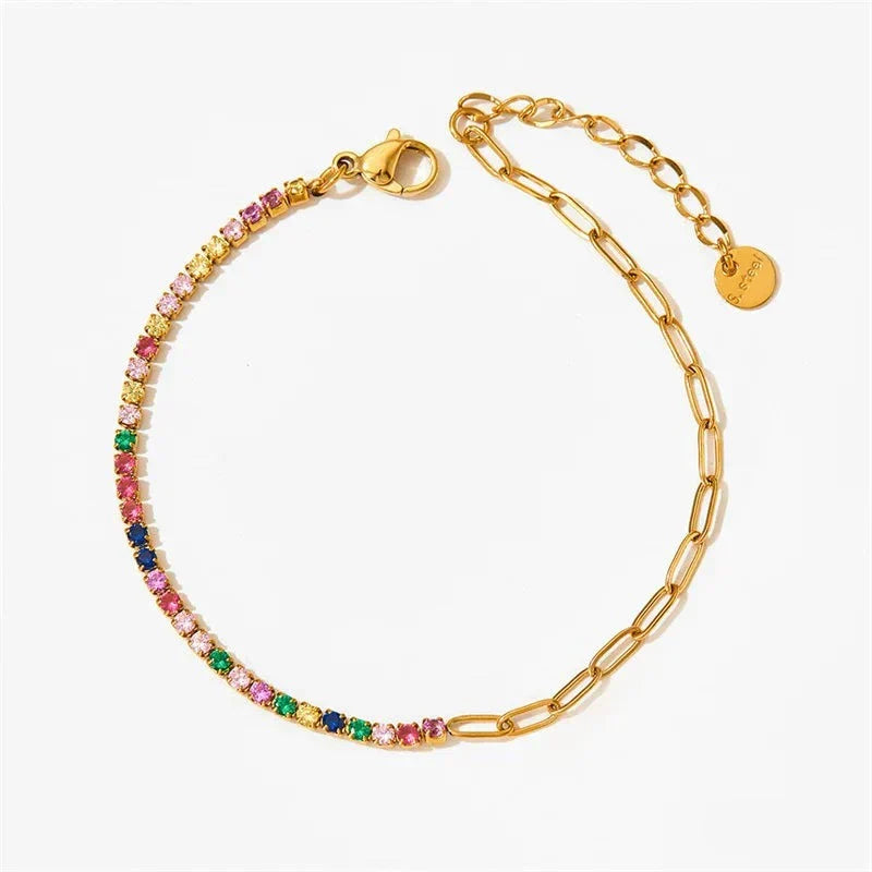 1/2 Tennis Chain Bracelet (Bundle)