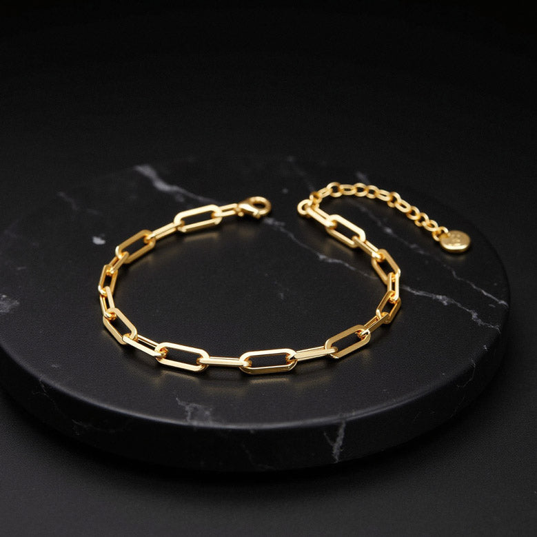 Shiny Paperclip Bracelet