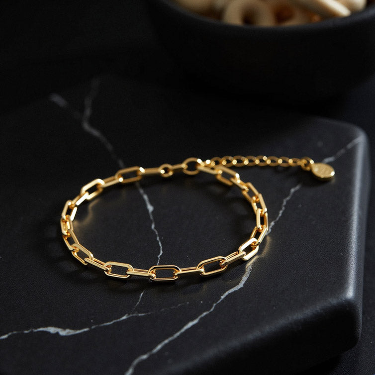 Shiny Paperclip Bracelet