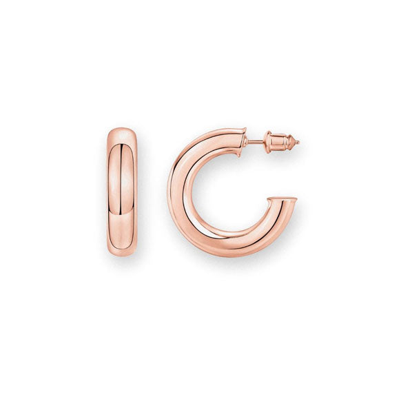 Tubular C-Hoop Earrings (Bundle)