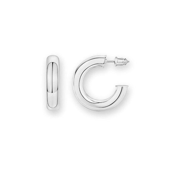 Tubular C-Hoop Earrings (Bundle)