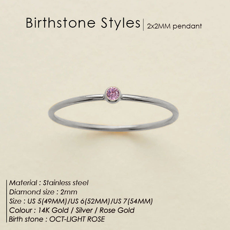 Mini Birthstone Ring (Bundle)