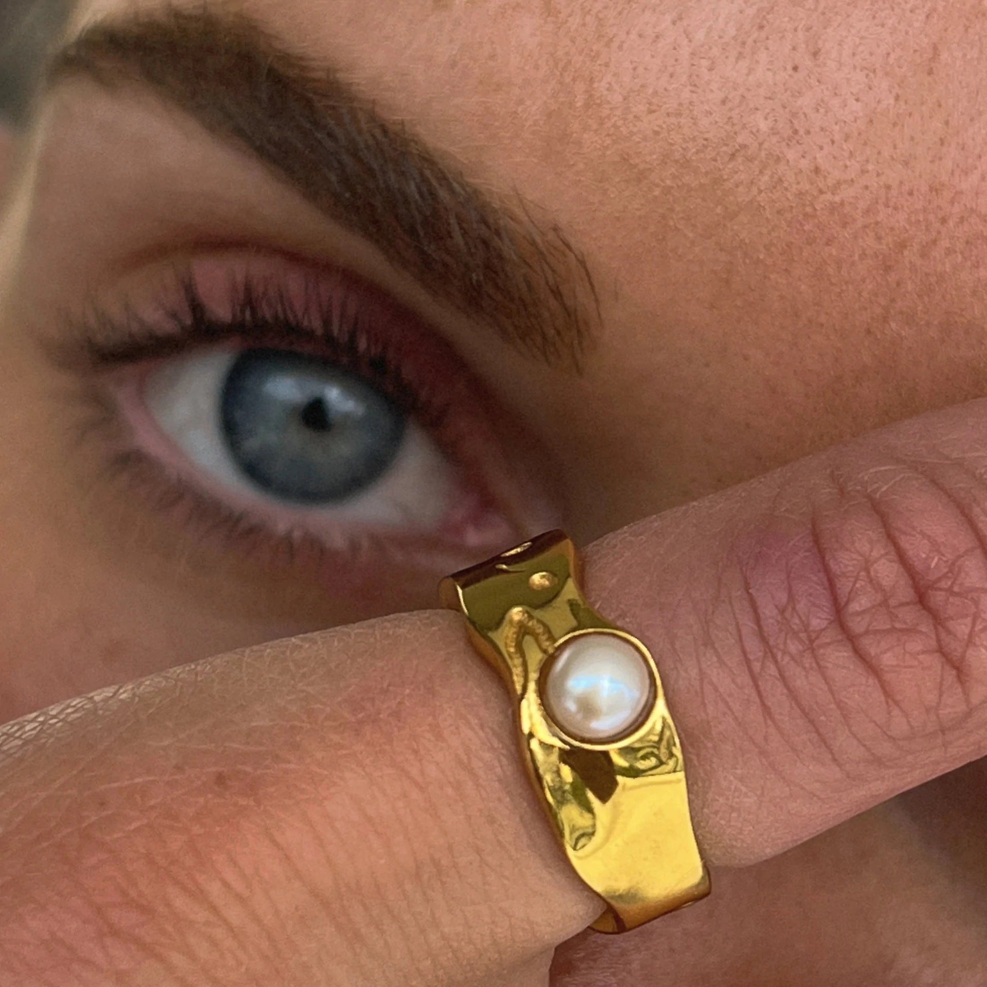 Lava Pearl Ring (Bundle)
