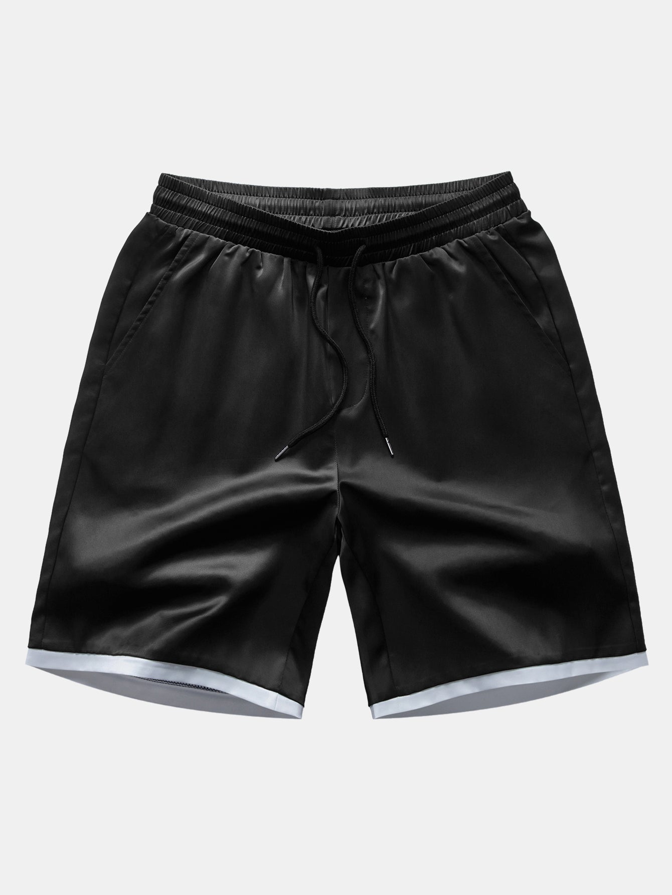 Contrast Satin Shirt & Contrast Satin 7“ Shorts