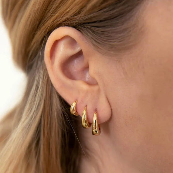 Tapered Oblong Hoops (Bundle)