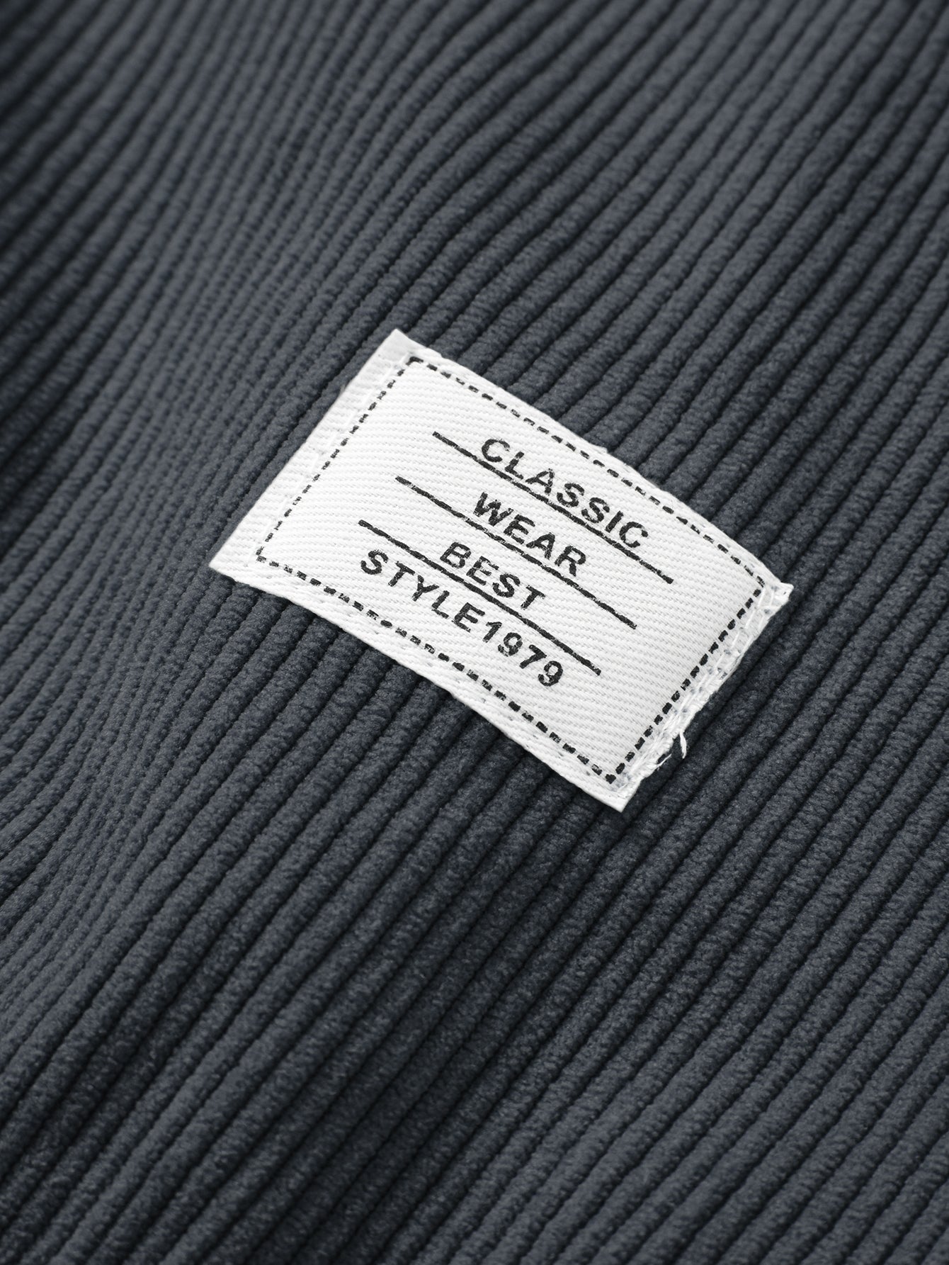 2 In 1 Crew Neck Stretch Corduroy Sweatshirt & Straight Leg Corduroy Pants