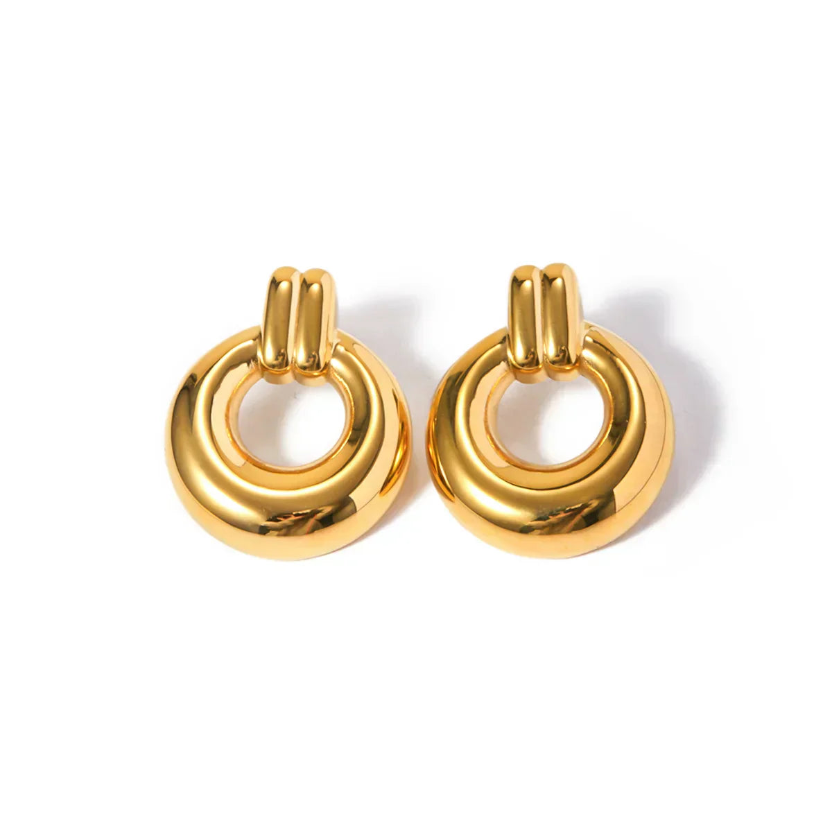 Doorknocker Hoop Earrings