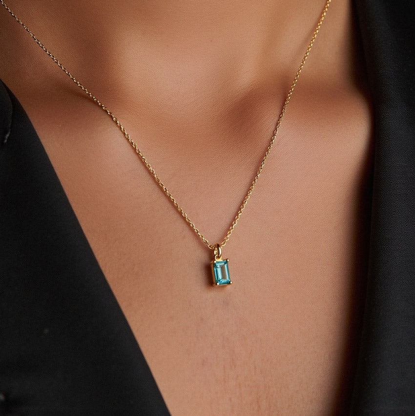 Multi-Color Birthstone Necklace