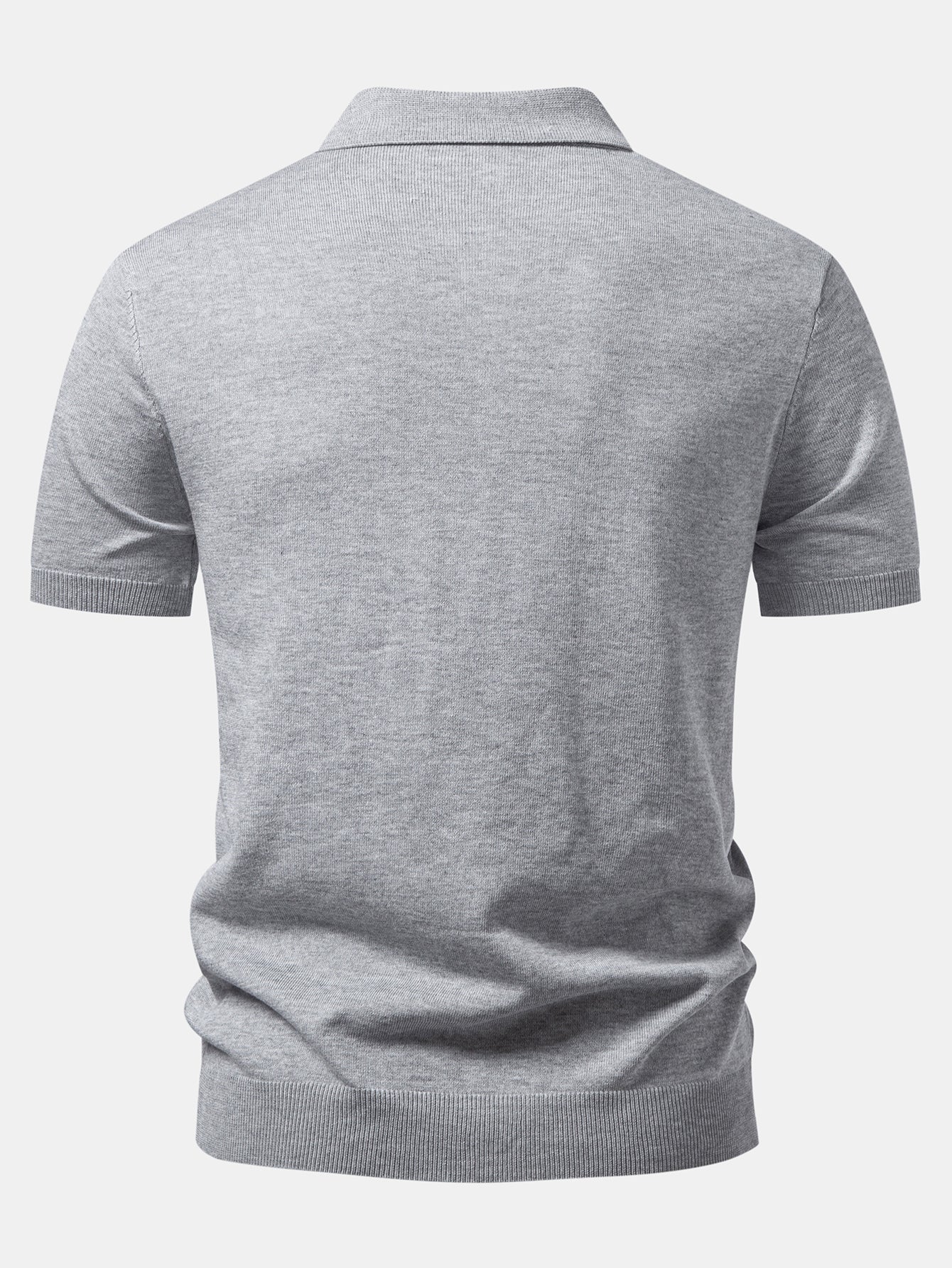 Basic Knit Polo & Knit Shorts