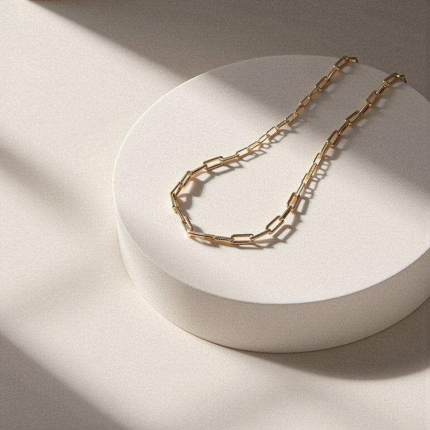 Elle-Paperclip Chain Necklace (Bundle)