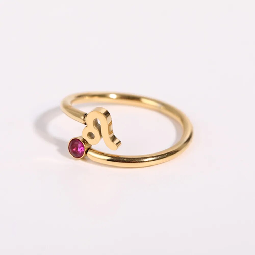 Zodiac Coiled Ring