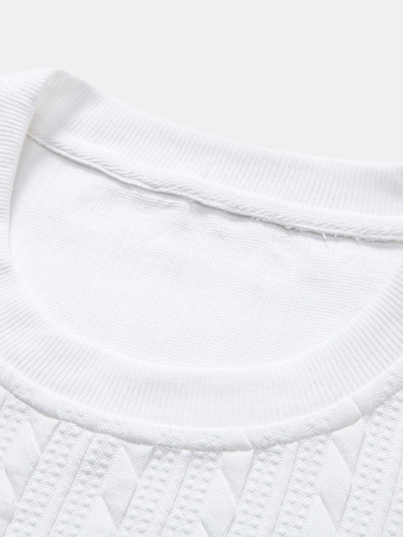 Relax Fit Twisted Jacquard T-Shirt & 7″ Shorts Set