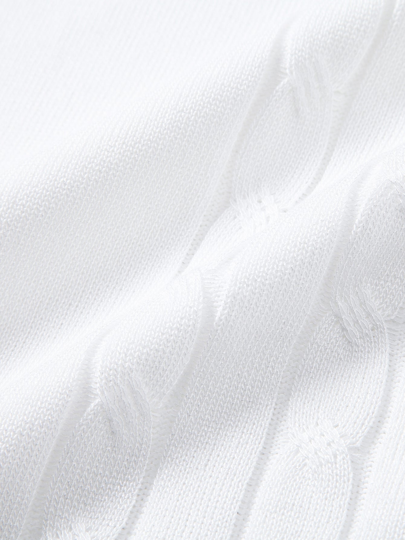 Contrast Trim Twisted Jacquard Knit Polo & Slim Fit Tapered Trousers