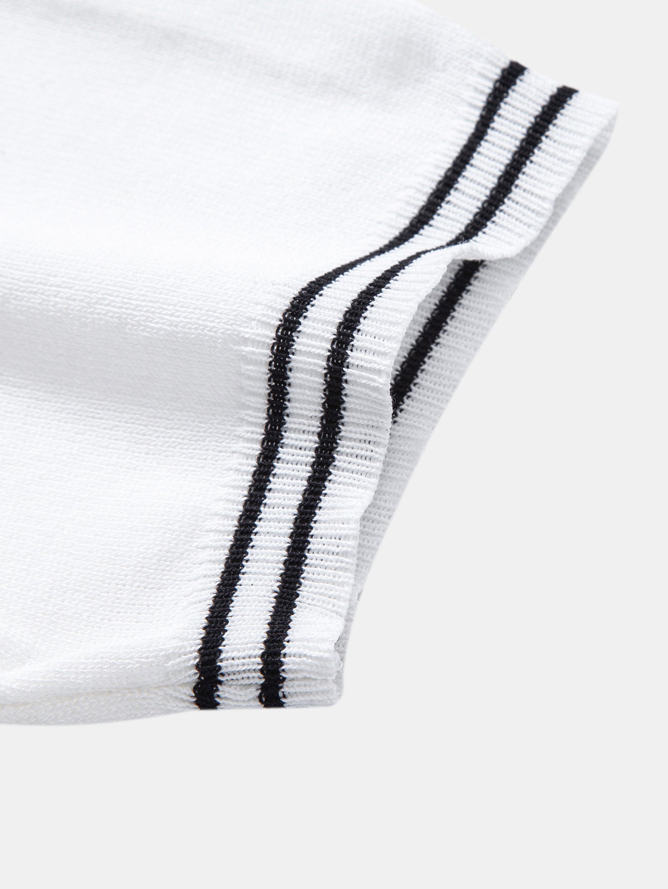 Contrast Trim Twisted Jacquard Knit Polo & Slim Fit Tapered Trousers