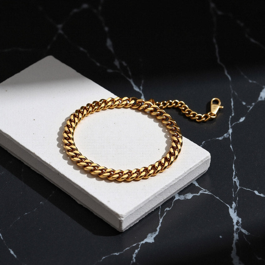 Miami Cuban Anklet