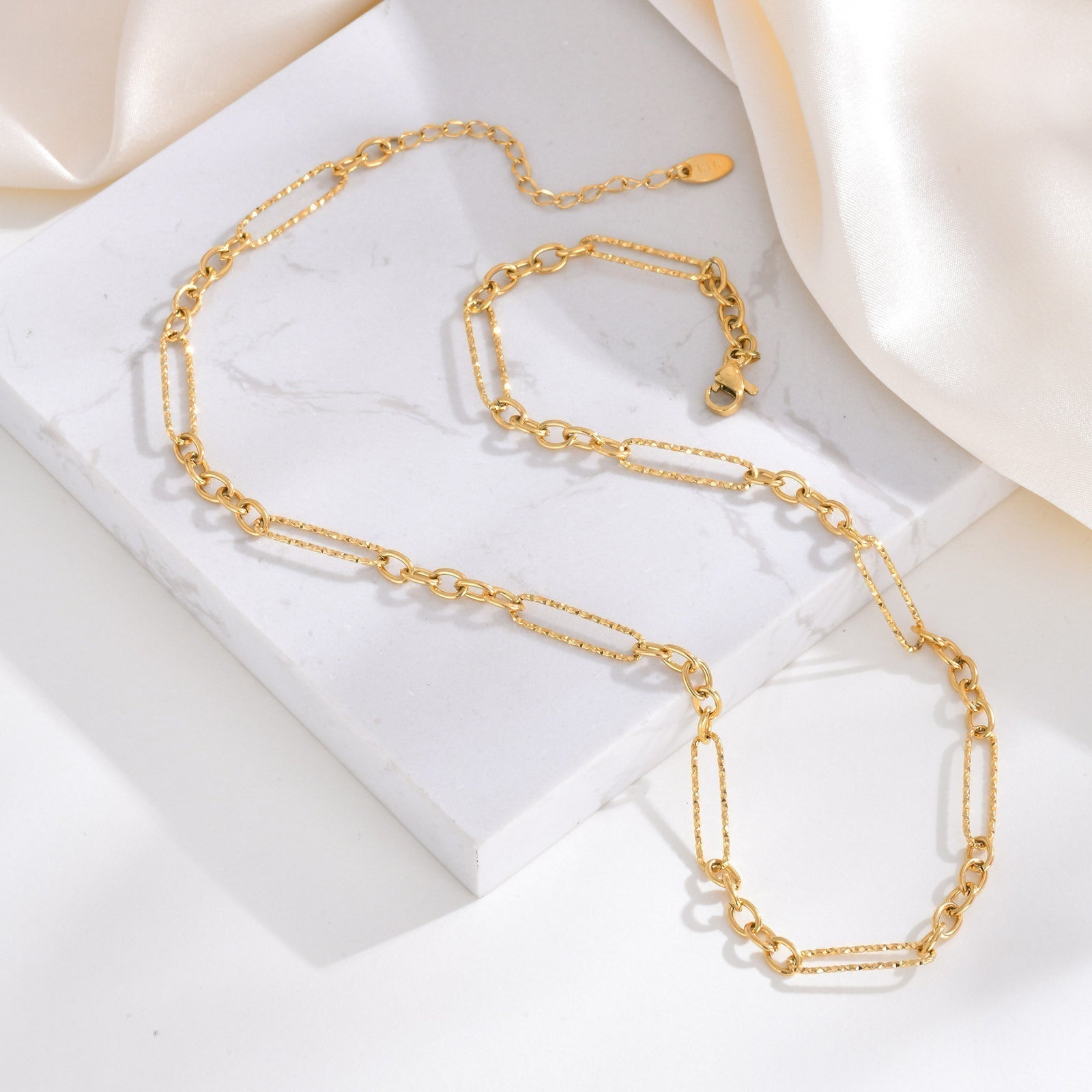 Figaro Paperclip Necklace