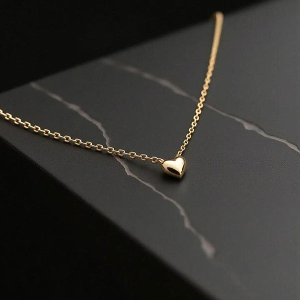 Puffed Heart Necklace (Bundle)