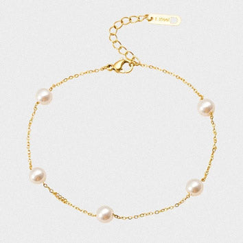 Coastal Pearl Anklet