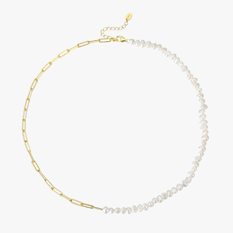 Pearl Paperclip Necklace (Bundle)