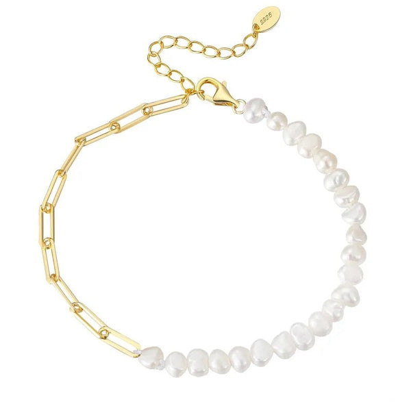 Paperclip Pearl Bracelet (Bundle)