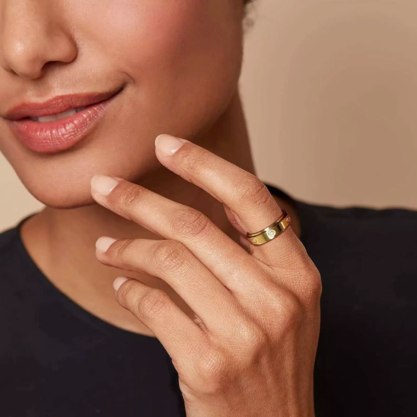 Bezel Spinner Ring