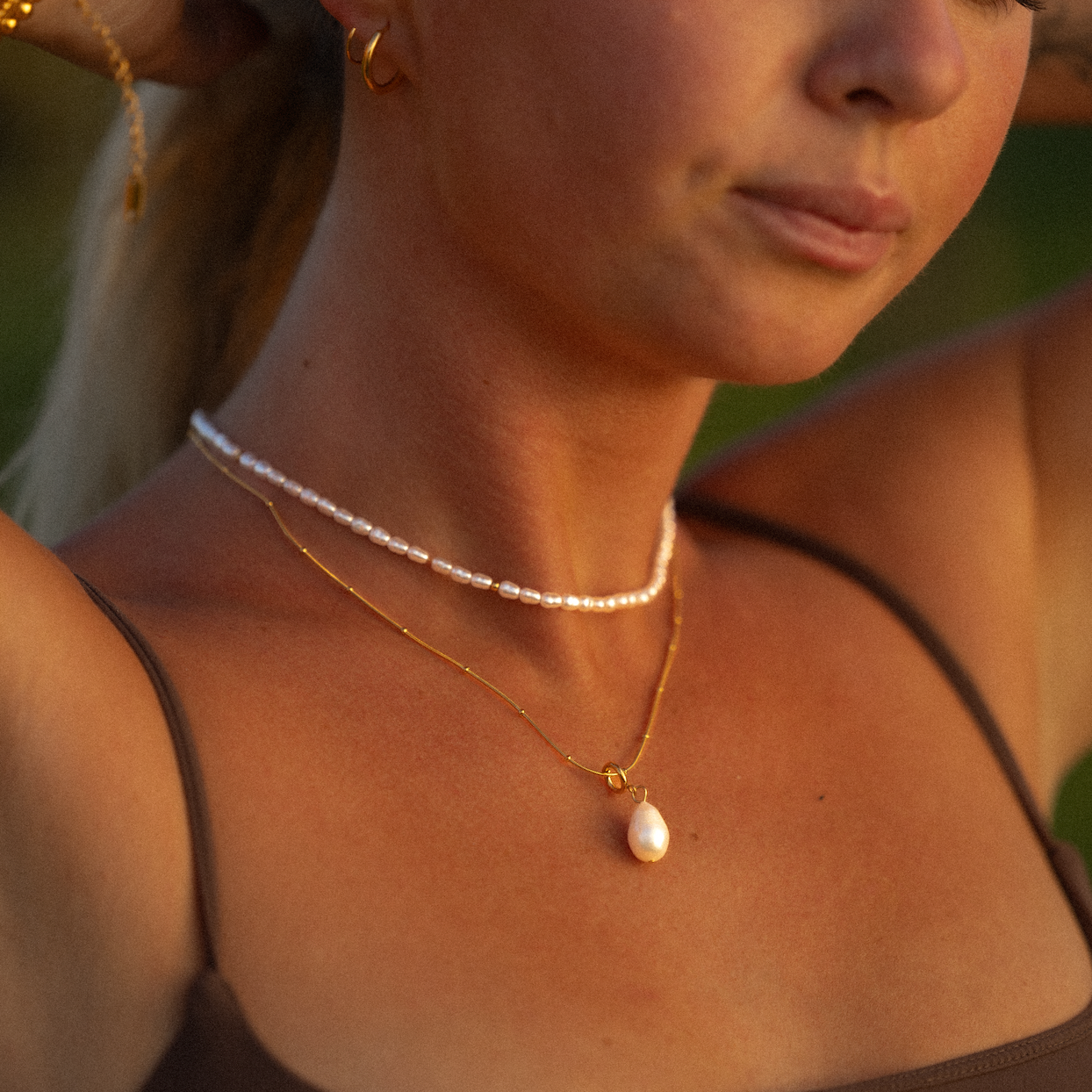 Tropi Pearl Choker Necklace (Bundle)