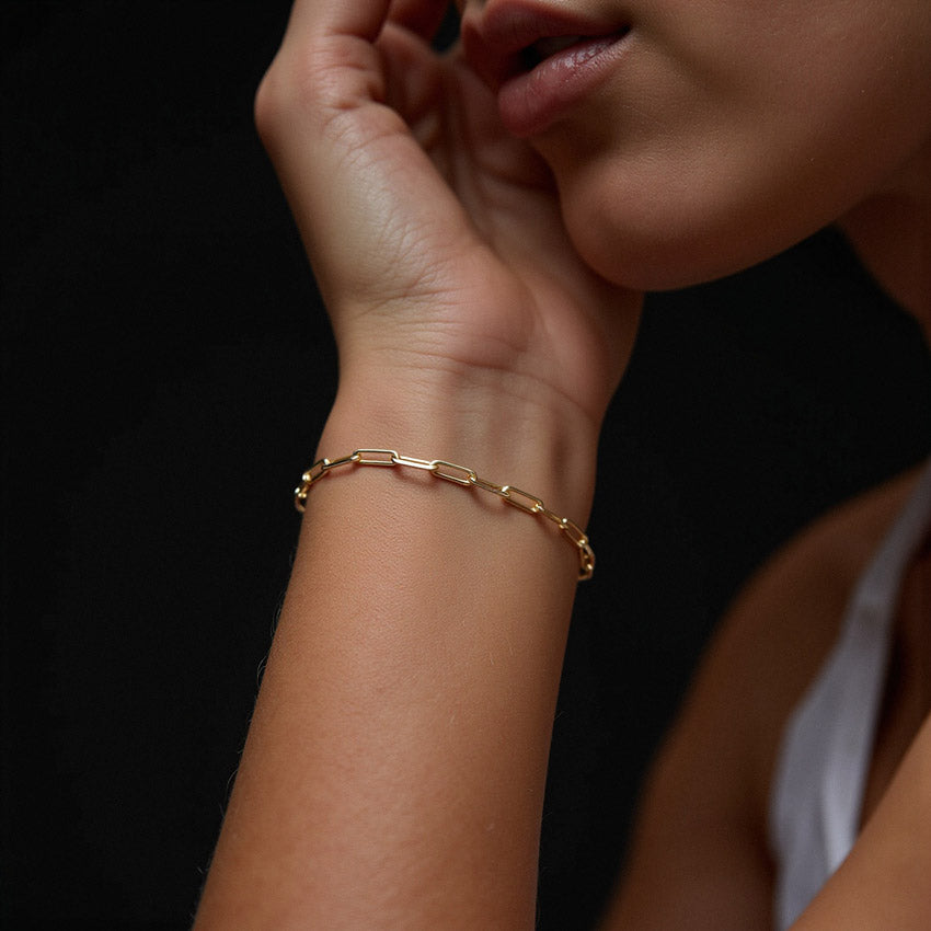 Shiny Paperclip Bracelet