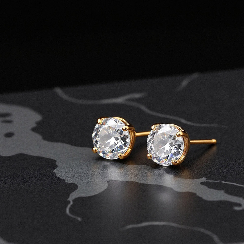 Solitaire x5 Stud Earrings (Bundle)