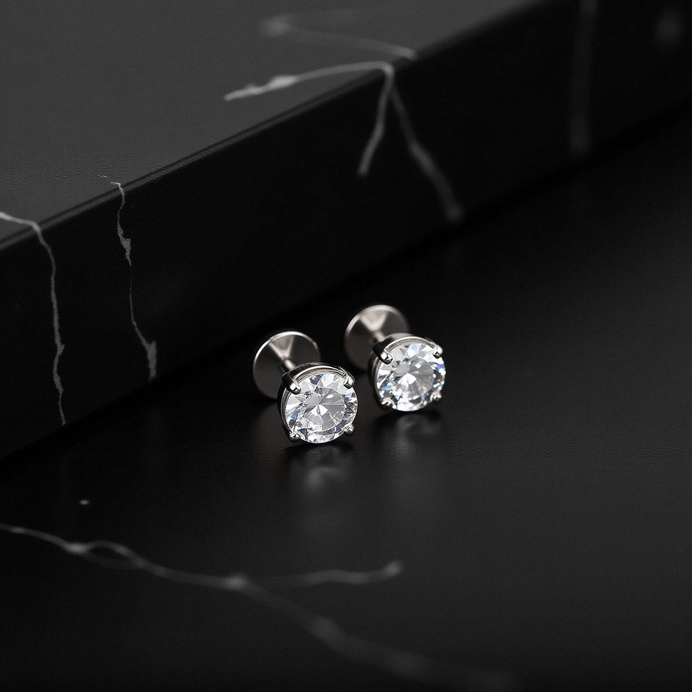 Solitaire x5 Stud Earrings (Bundle)
