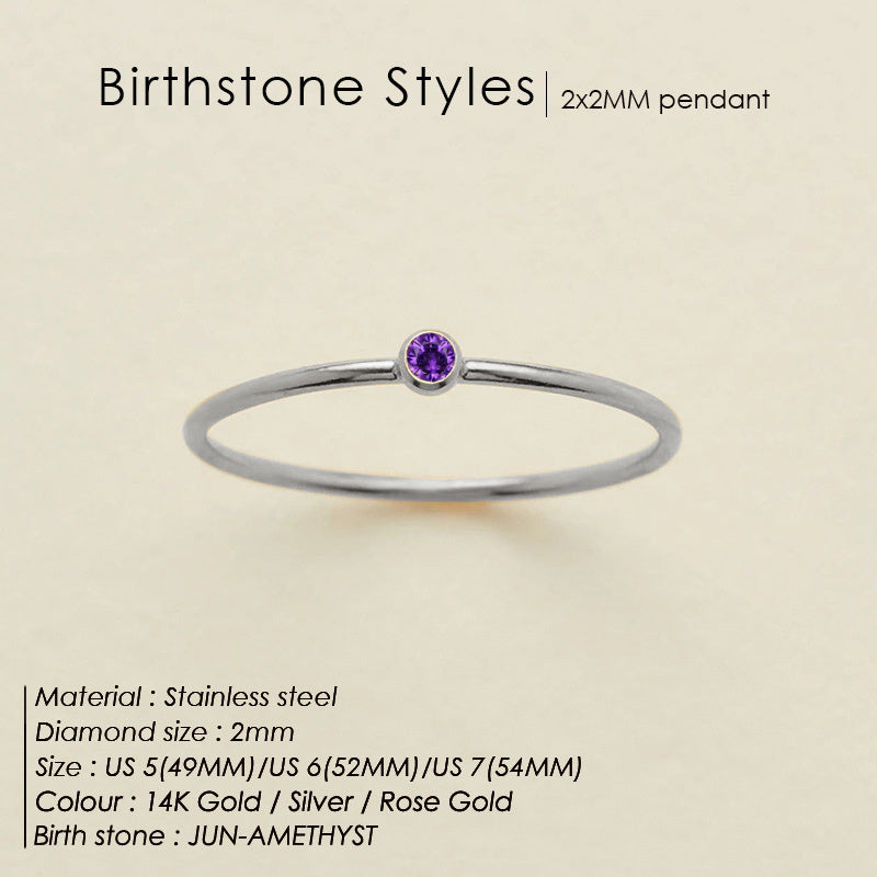 Mini Birthstone Ring (Bundle)