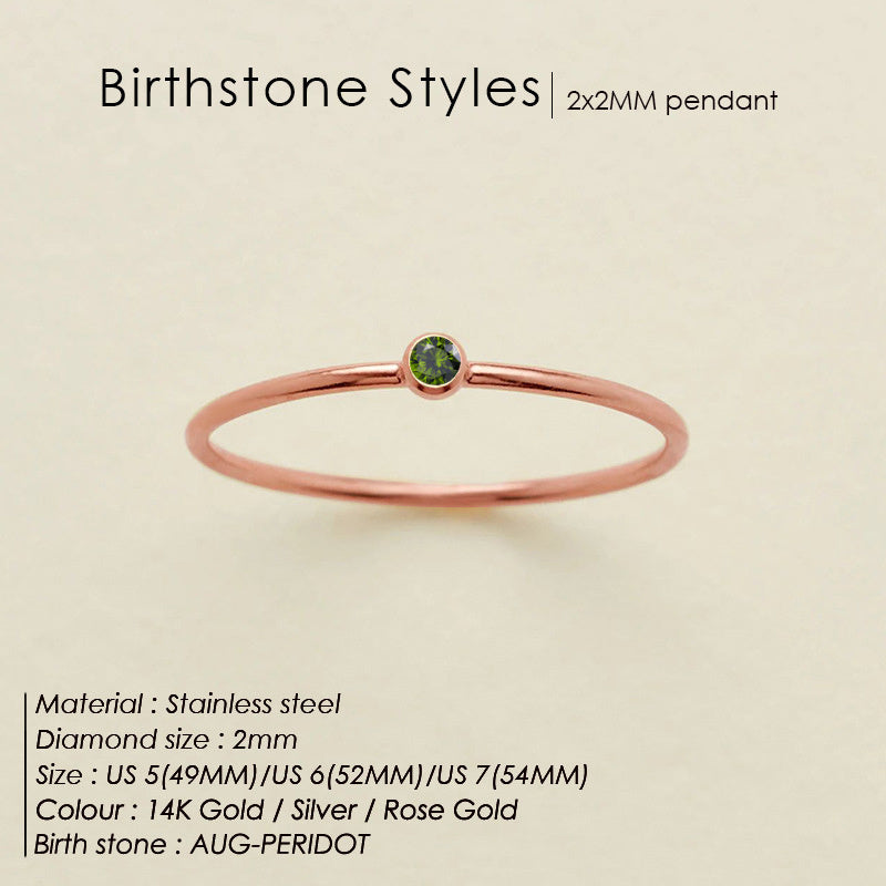 Mini Birthstone Ring (Bundle)