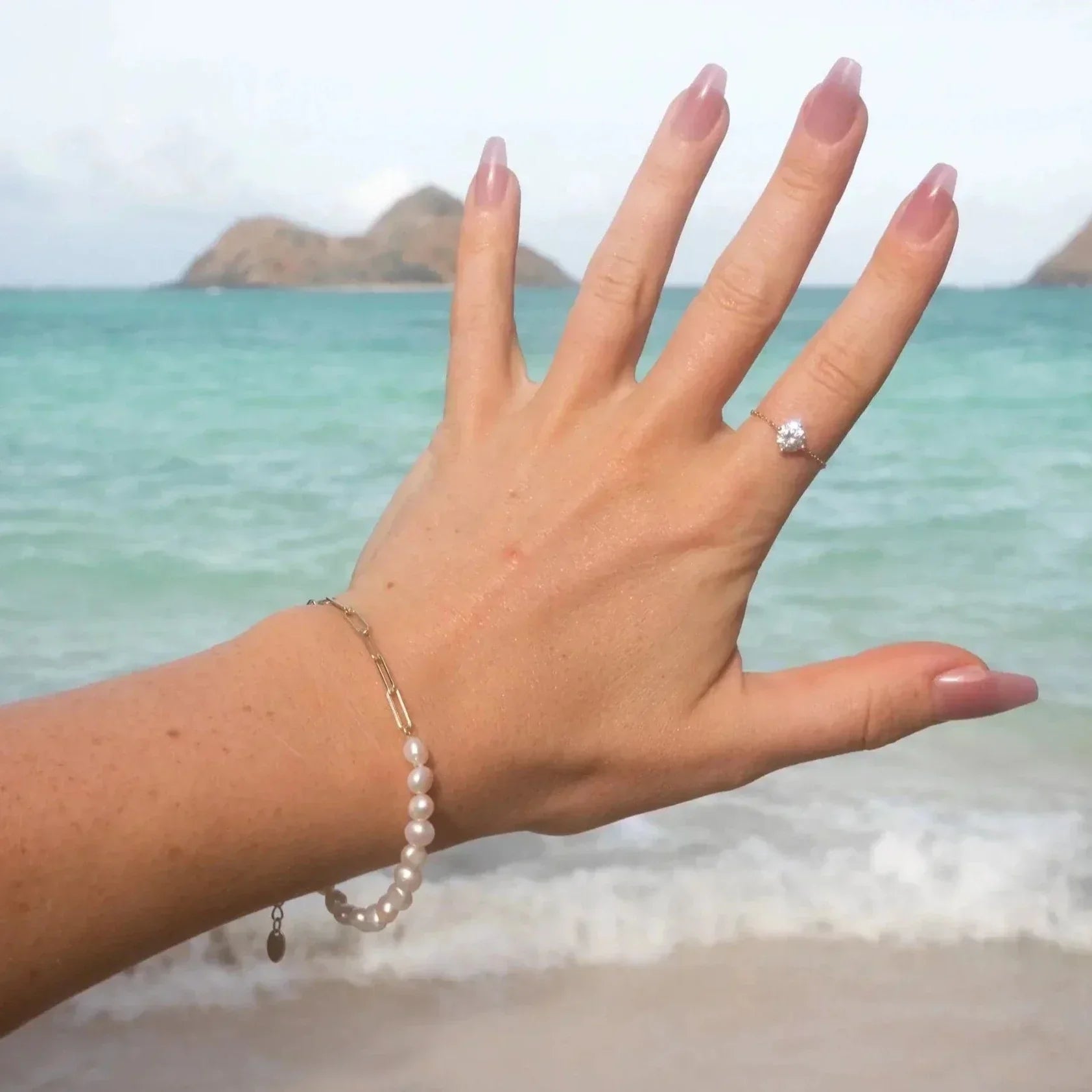 Paperclip Pearl Bracelet (Bundle)