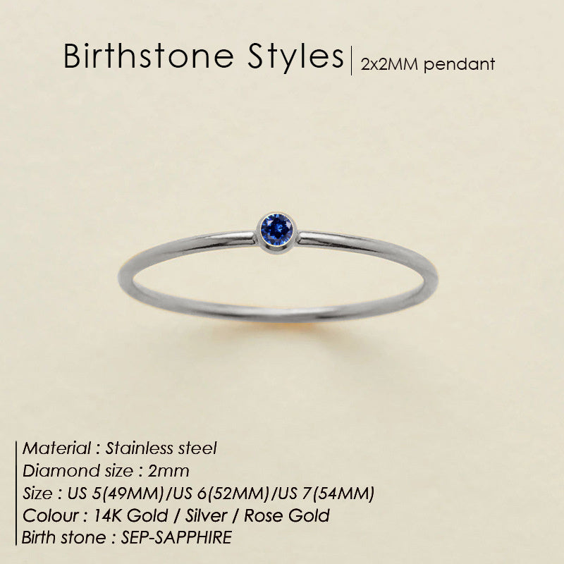 Mini Birthstone Ring (Bundle)