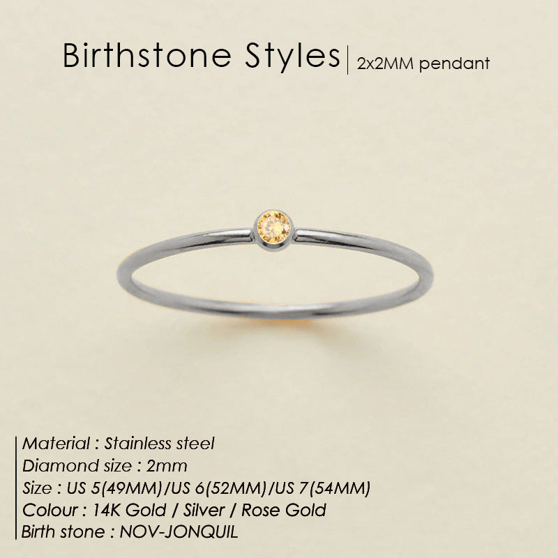 Mini Birthstone Ring (Bundle)